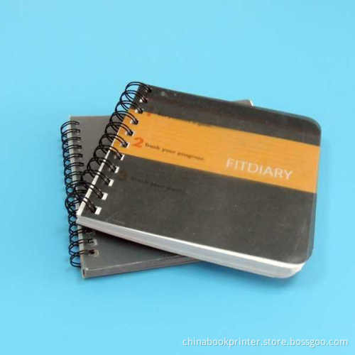 super quality art paper China factory spiral coil art book printing
